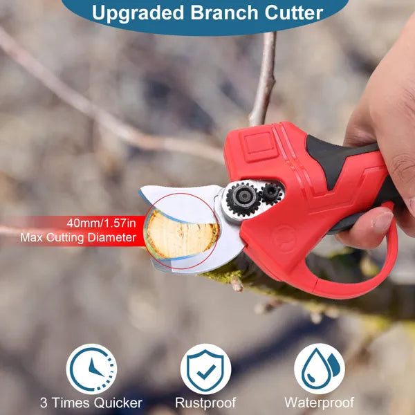 21v electric pruning shears cordless product angle 7