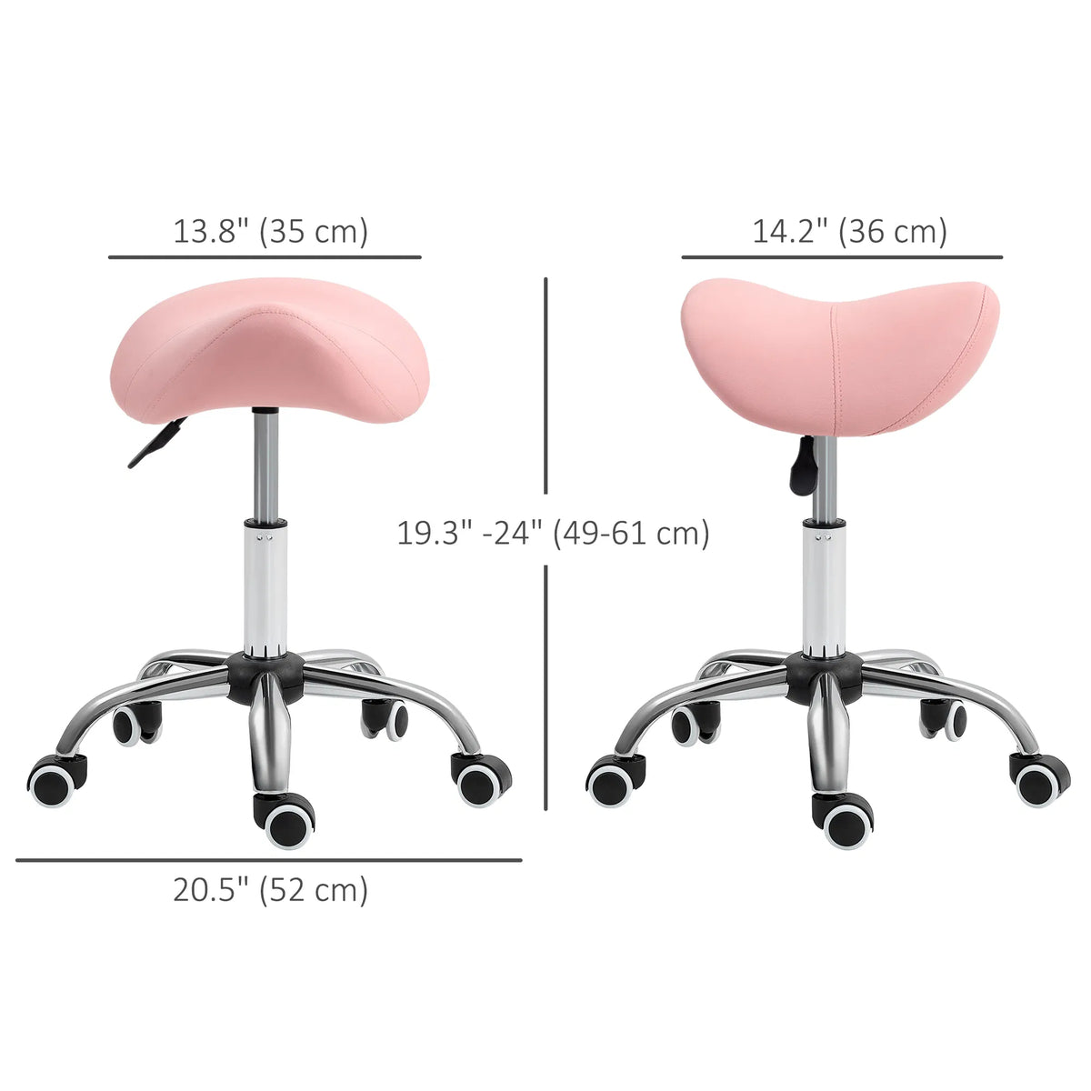 Cosmetic Stool Rotate Height Adjustable Salon Massage Spa Chair Hydraulic - Image 3