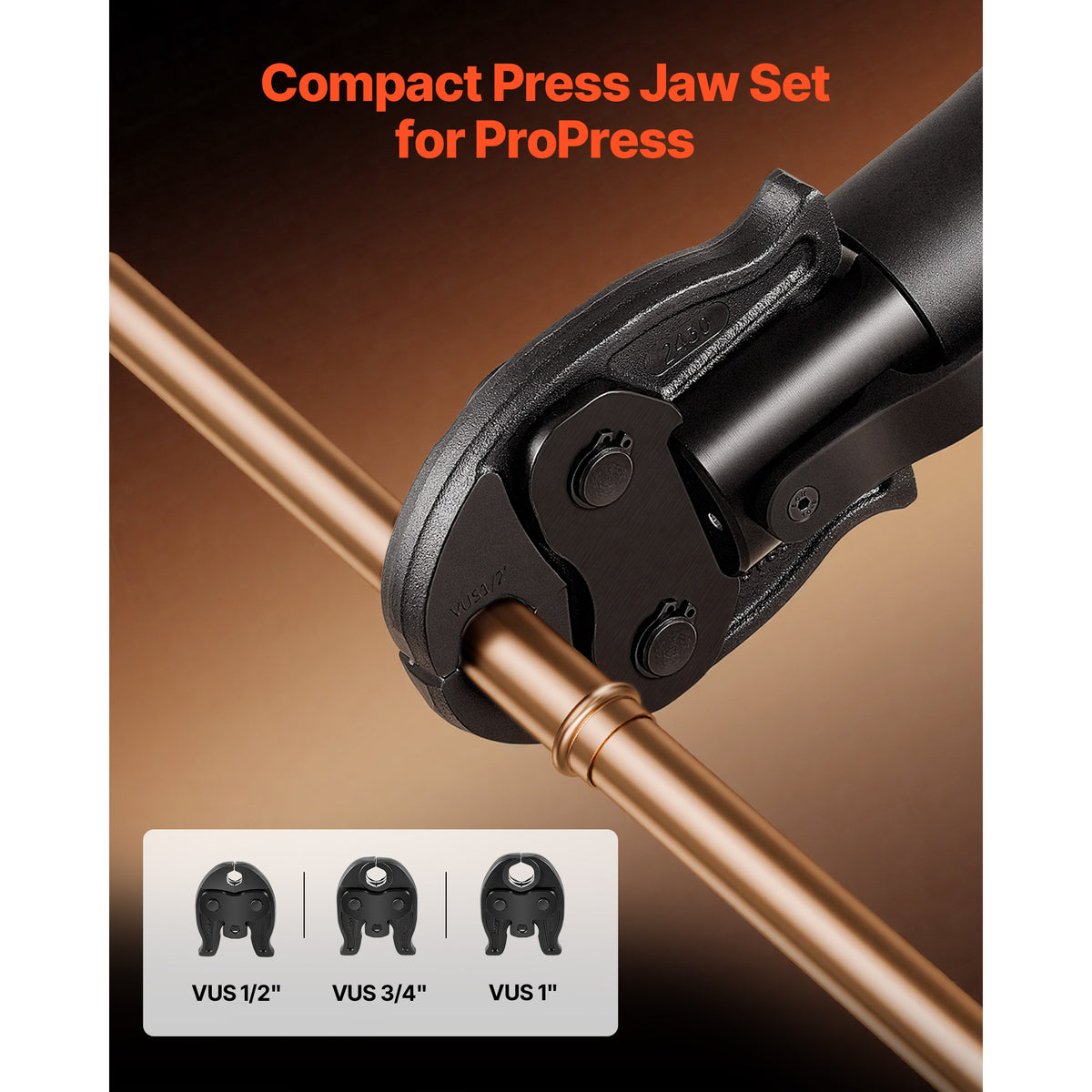 ProPress Jaws For Compact Series Press Tools 3PCS Pressing Jaws 1 2 3 4 1