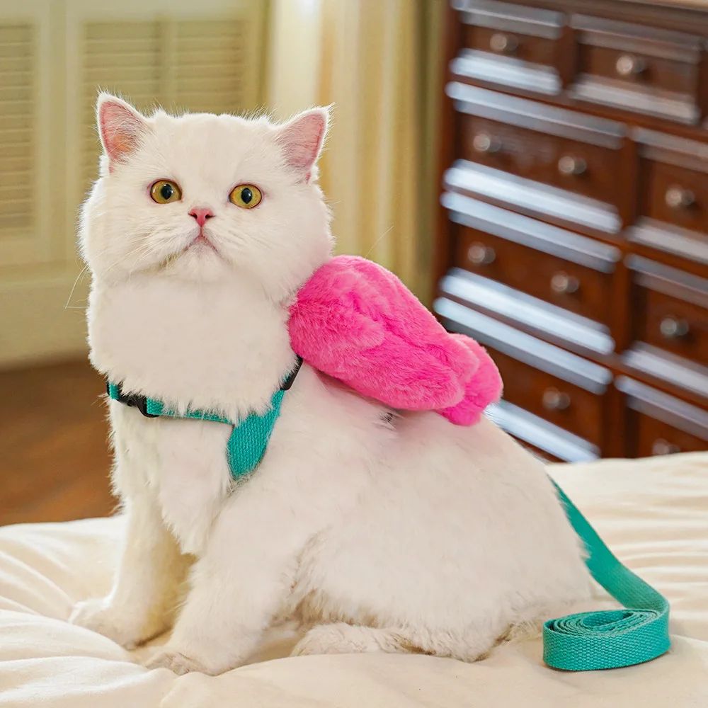 Pet Bow Chest Strap Traction Rope Walking Dog Rope Dog And Cat Going Out Cute - Image 2