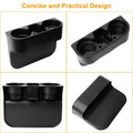 Car Seam Cup Holder Seat Gap Wedge Drink Storage Organizer Console Side Pocket