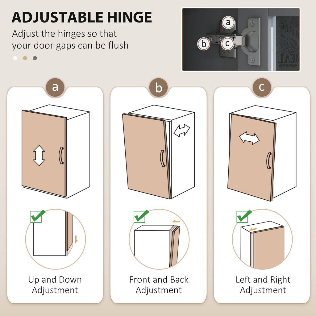 Kitchen Cabinet With Charging Station Tilt Out Cabinets Microwave Stand - Image 4