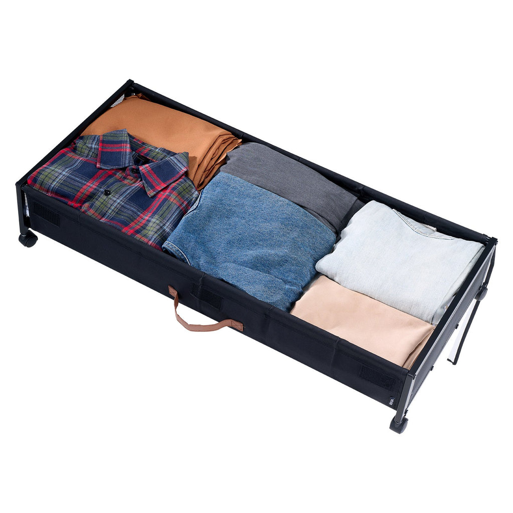 under bed storage with wheels main view