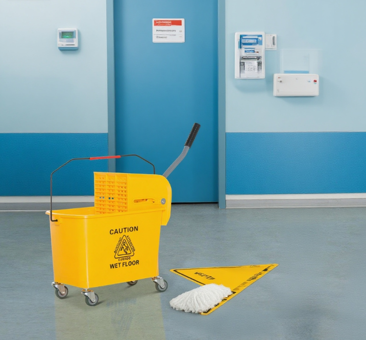 Mop Bucket With Wringer Compact Only Including 1pcs - Image 3