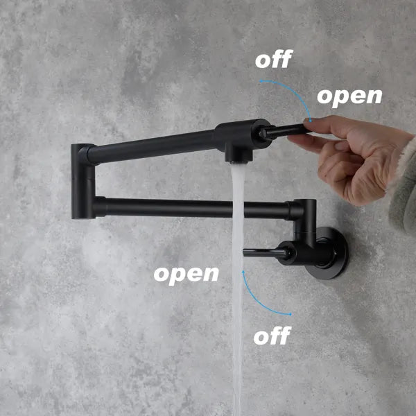 Folding faucet Pot Filler Faucet Wall Mount - Image 4