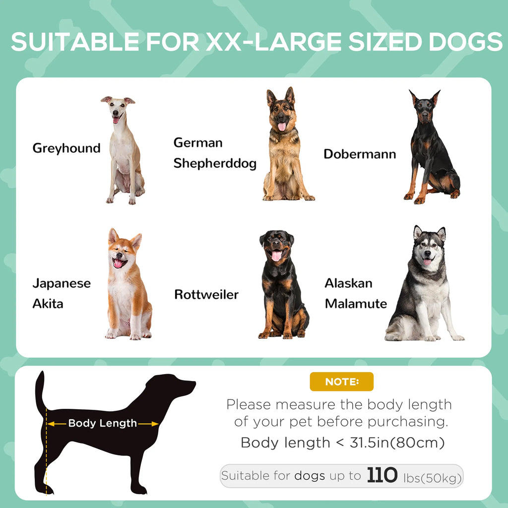 Elevated Dog Bed with Canopy Portable Raised Dog Cot for XL Sized Dogs Indoor - Image 3