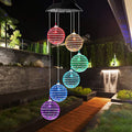 1pc Solar Wind Chimes Mobile Hanging LED Light Color Changing Wind Chime