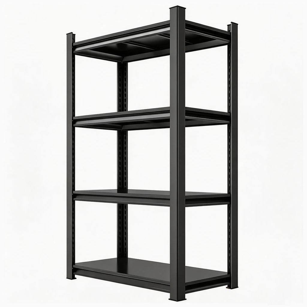 4-tier adjustable storage rack garage product angle 8
