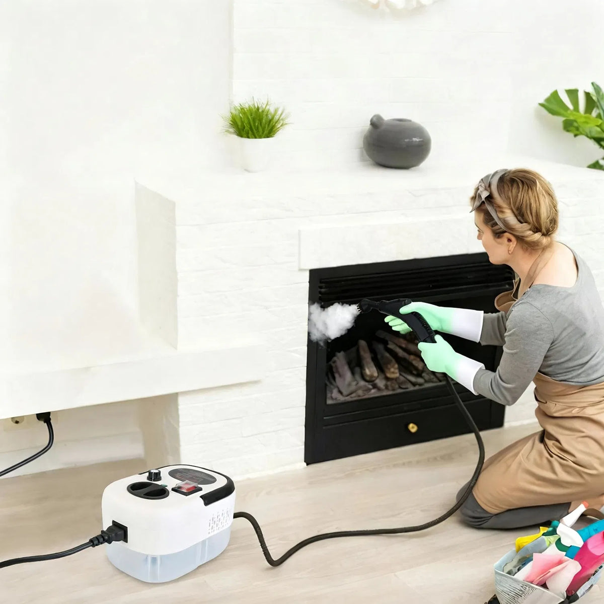 Multi Surface Steam Cleaning Machine 6 Steam Output Settings Complete Accessory - Image 3
