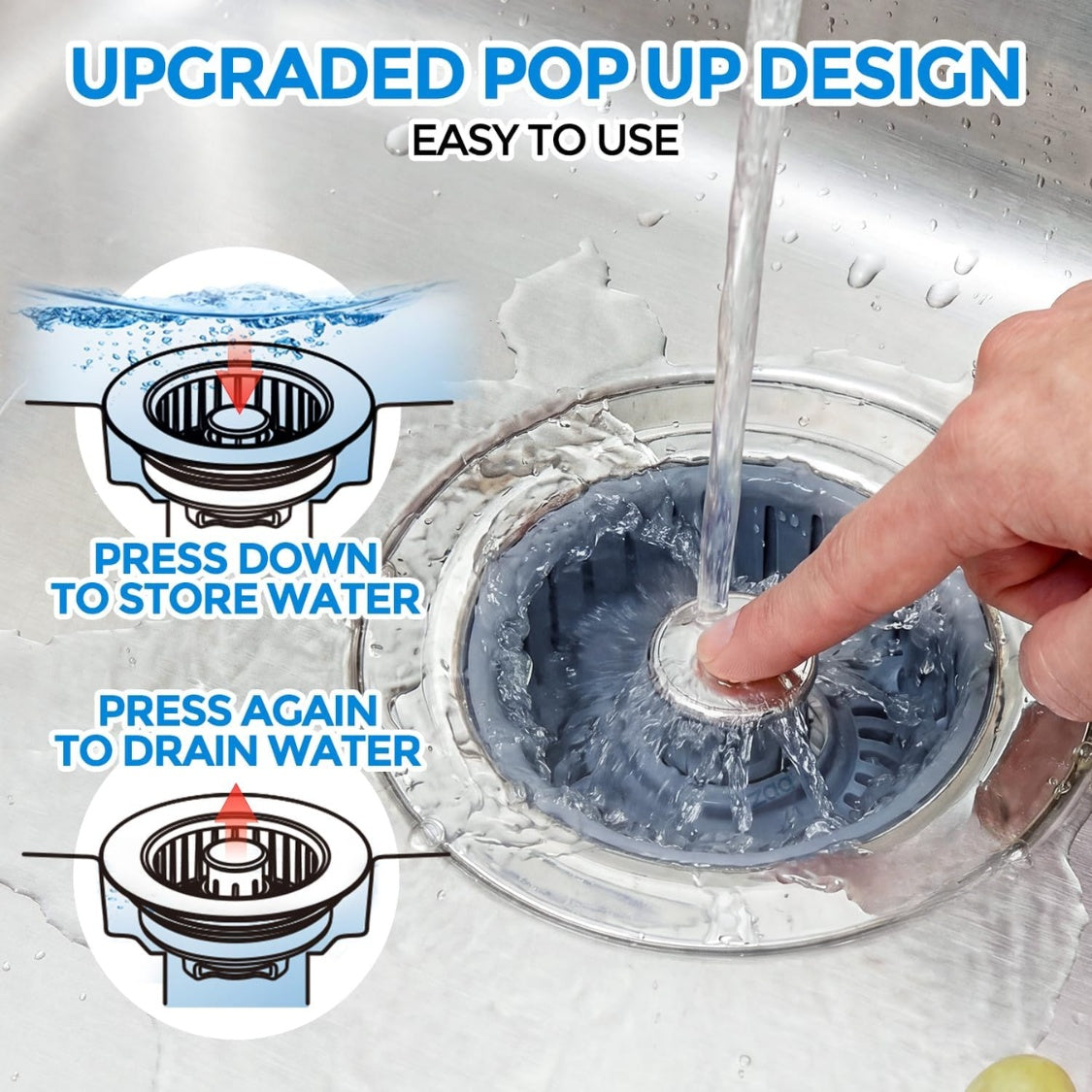 kitchen sink drain strainer stopper