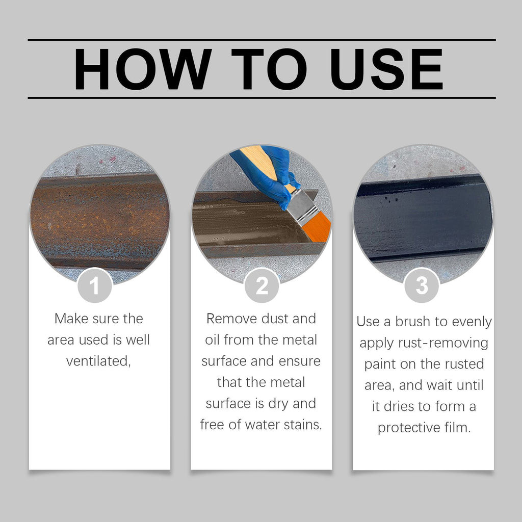 JAKEHOE Metal Rust Converter Paste Kit 1set Kit - Image 2