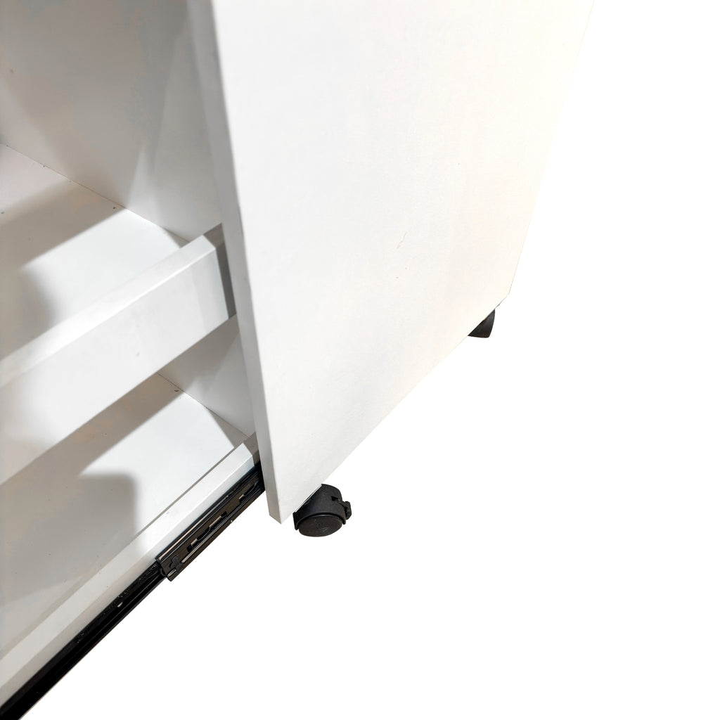 3-Tier Rolling Pantry Snack Storage Cabinet