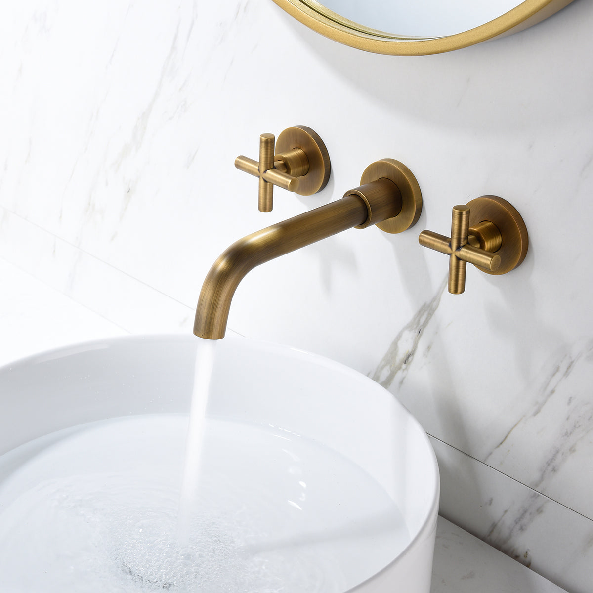 Bathroom Faucets Wall mounted Bathroom Sink Faucets - Image 4
