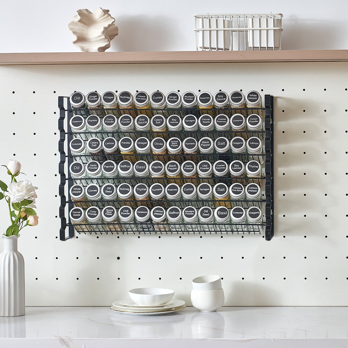 spice rack organizer for cabinet product angle 6