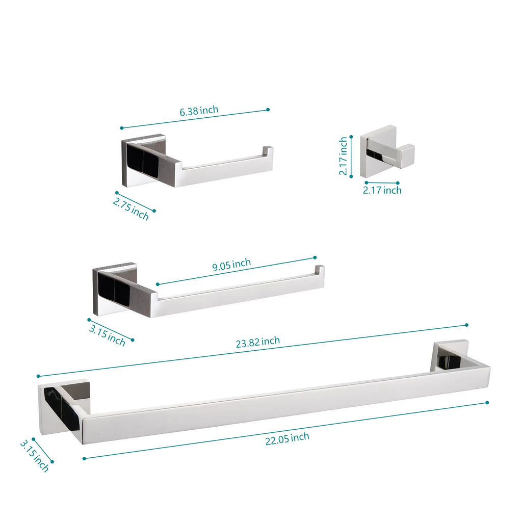 5 Piece Bathroom Hardware Set - Image 2