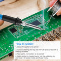 Soldering Iron 110V 60W Adjustable Temperature PCB Electric Welding Iron With