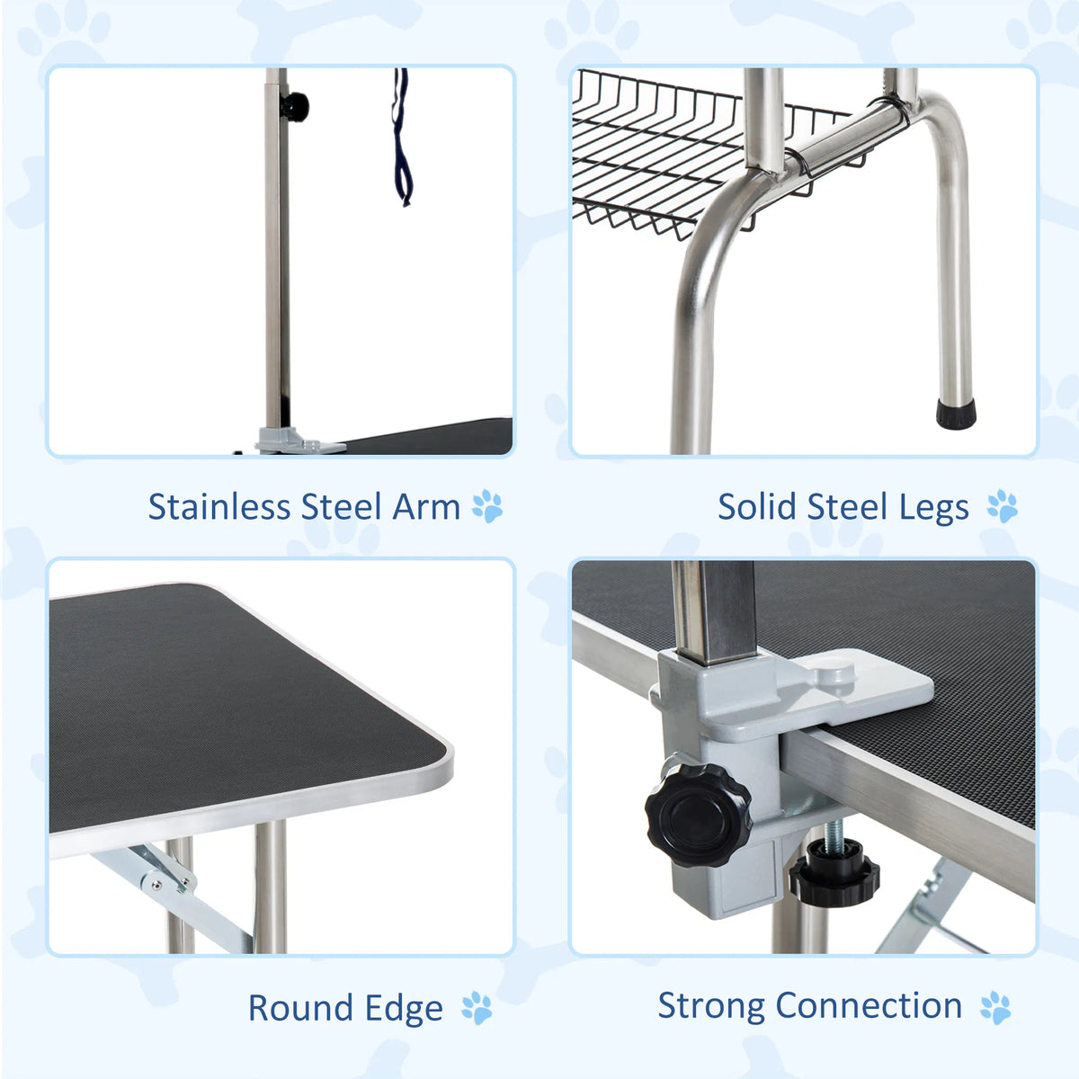 36 inch Dog Grooming Table Stainless Steel QUALITY GUARANTEED with Adjustable - Image 2