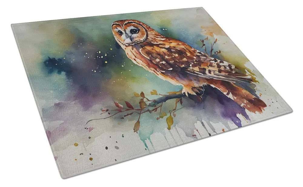 NEW Tawny Owl Glass Cutting Board Decorative Tempered Kitchen And Serving - Additional View 6