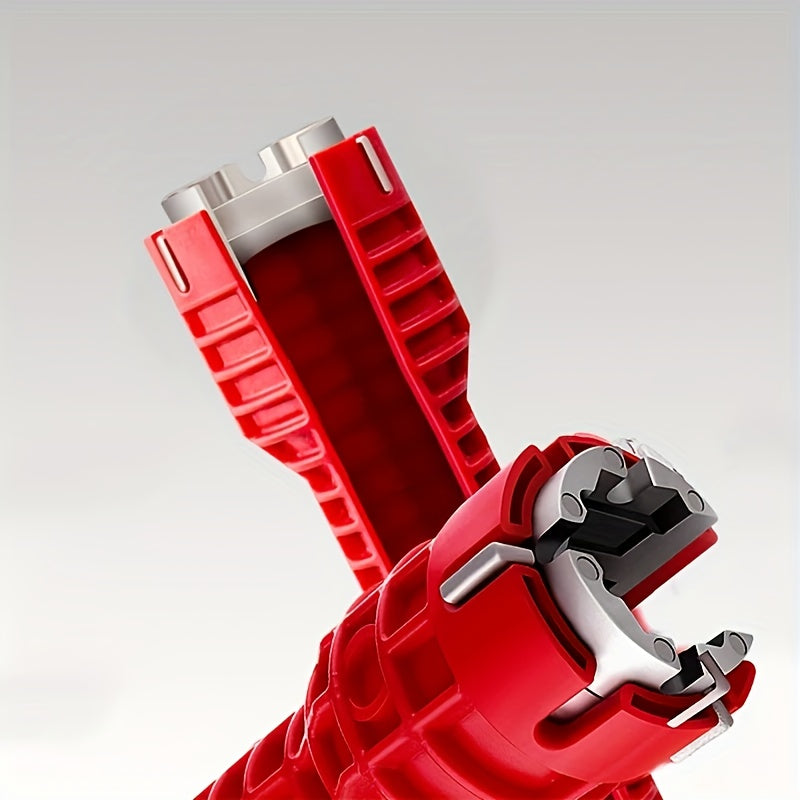 Sink Faucet Installer Tool 14 in 1 Faucet Wrench Multi functional Pipe - Image 4