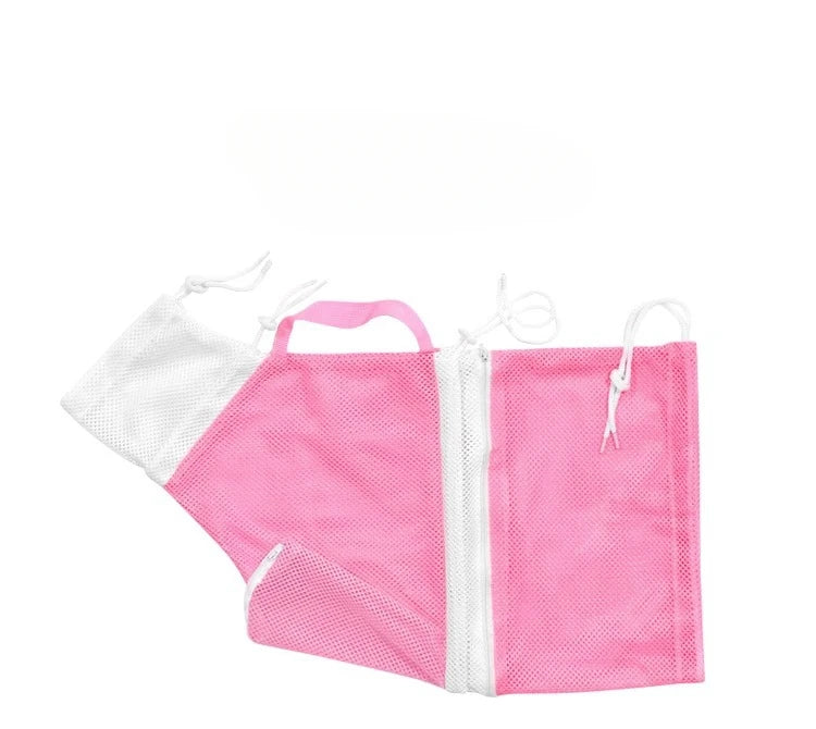 Cat Grooming Shower Bag Mesh Adjustable Multipurpose Pet Restraint Bag Prevent - Image 2