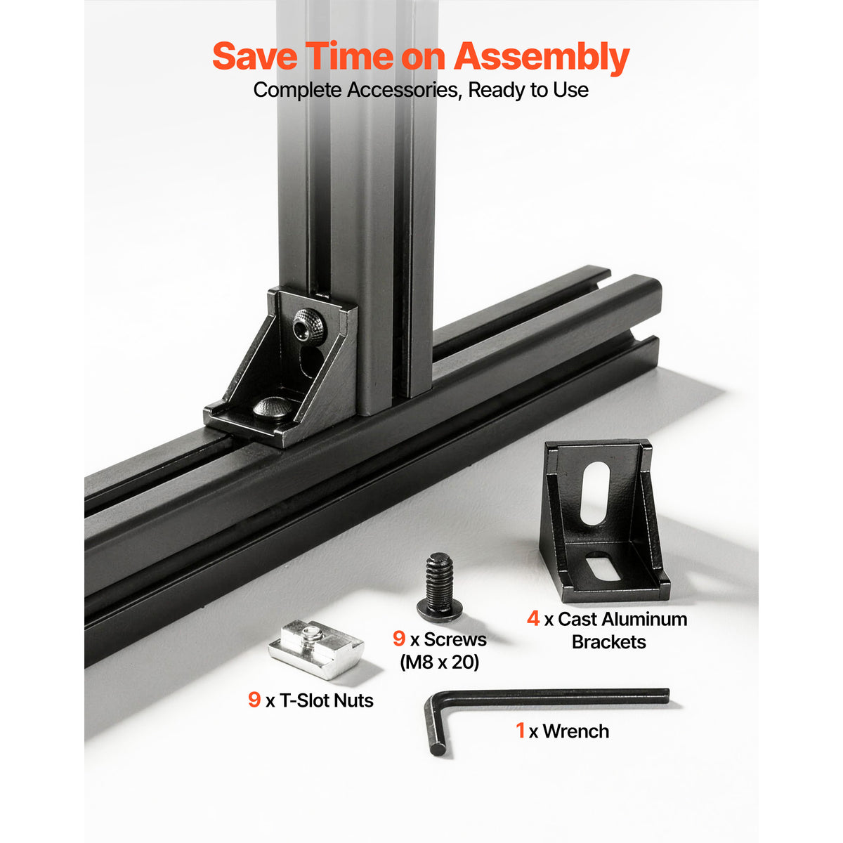 4PCS 4040 Aluminum Extrusion Profile 78.74 Inch 2000 Mm T Slot European - Image 5