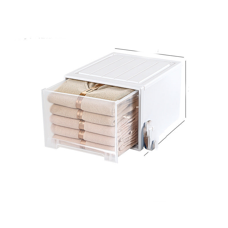 stackable plastic storage drawers