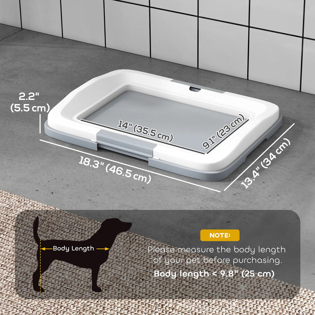 18" x 13" Pee Pad Holder Dog Potty Tray for Indoor Outdoor Easy to Clean Dog - Image 5
