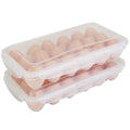 2pcs plastic egg holder stackable product angle 6