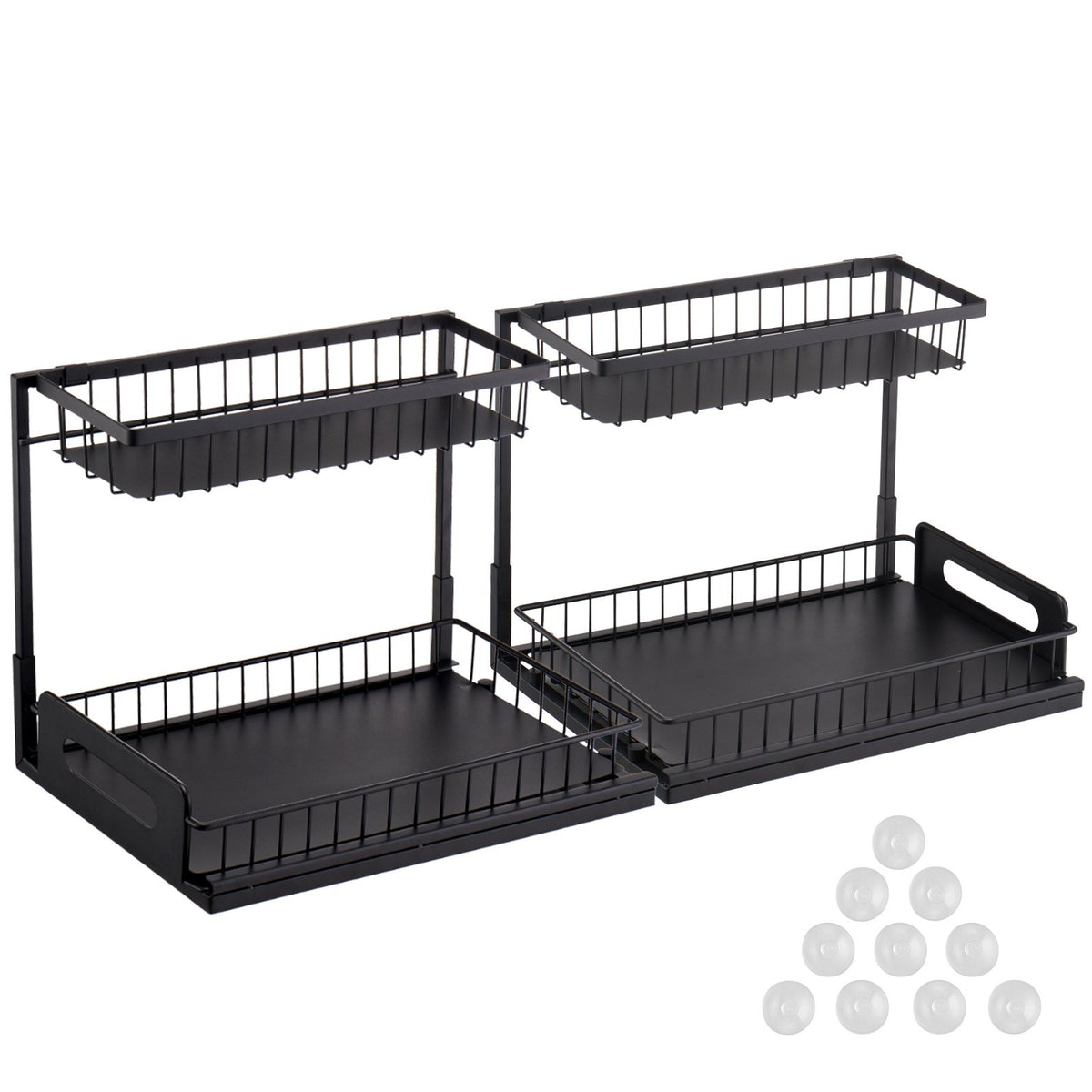 2-tier wire pull out cabinet dimensions and features