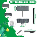 Flexible Cobblestone Landscape Edging Weather Resistant PVC Garden Border