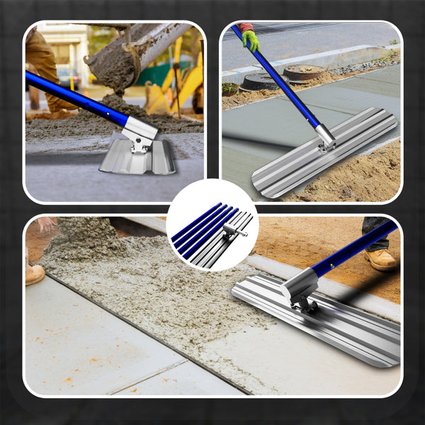 Bull Float Concrete Tools 48inx8in Magnesium Aluminum Alloy Concrete Float With - Image 2