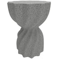 Spiral Decorative Garden Stool Flower Top Outdoor Stool Side Table Plant Stand