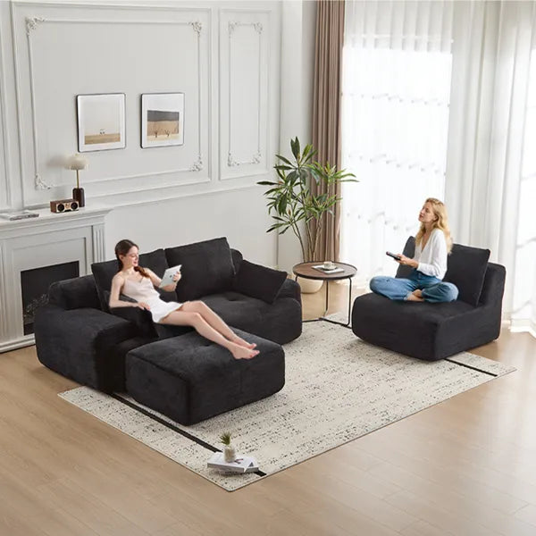Modern Memory Foam Compressed Sofa Large Sectional Couches for Living - Image 3