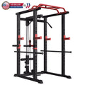 Power Cage Squat Rack Stands Gym Equipment 1000 Pound Capacity Exercise Olympic