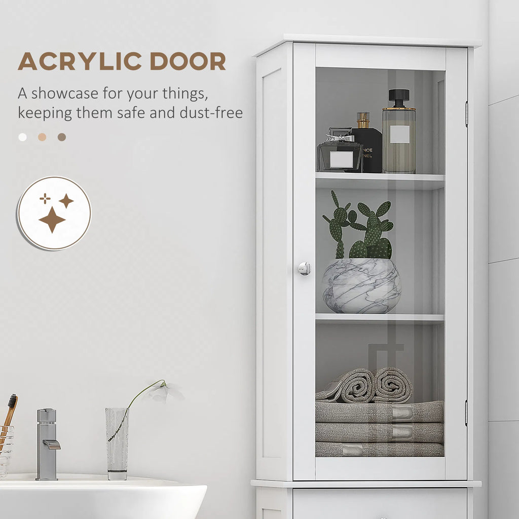 Tall Bathroom Cabinet Bathroom Storage Cabinet with Drawers 2 Doors and
