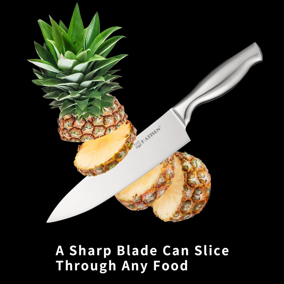 15 Piece Kitchen Knife Set 15 Pieces With Block Knives For Silver Hollow Ergonomic - Additional View 6