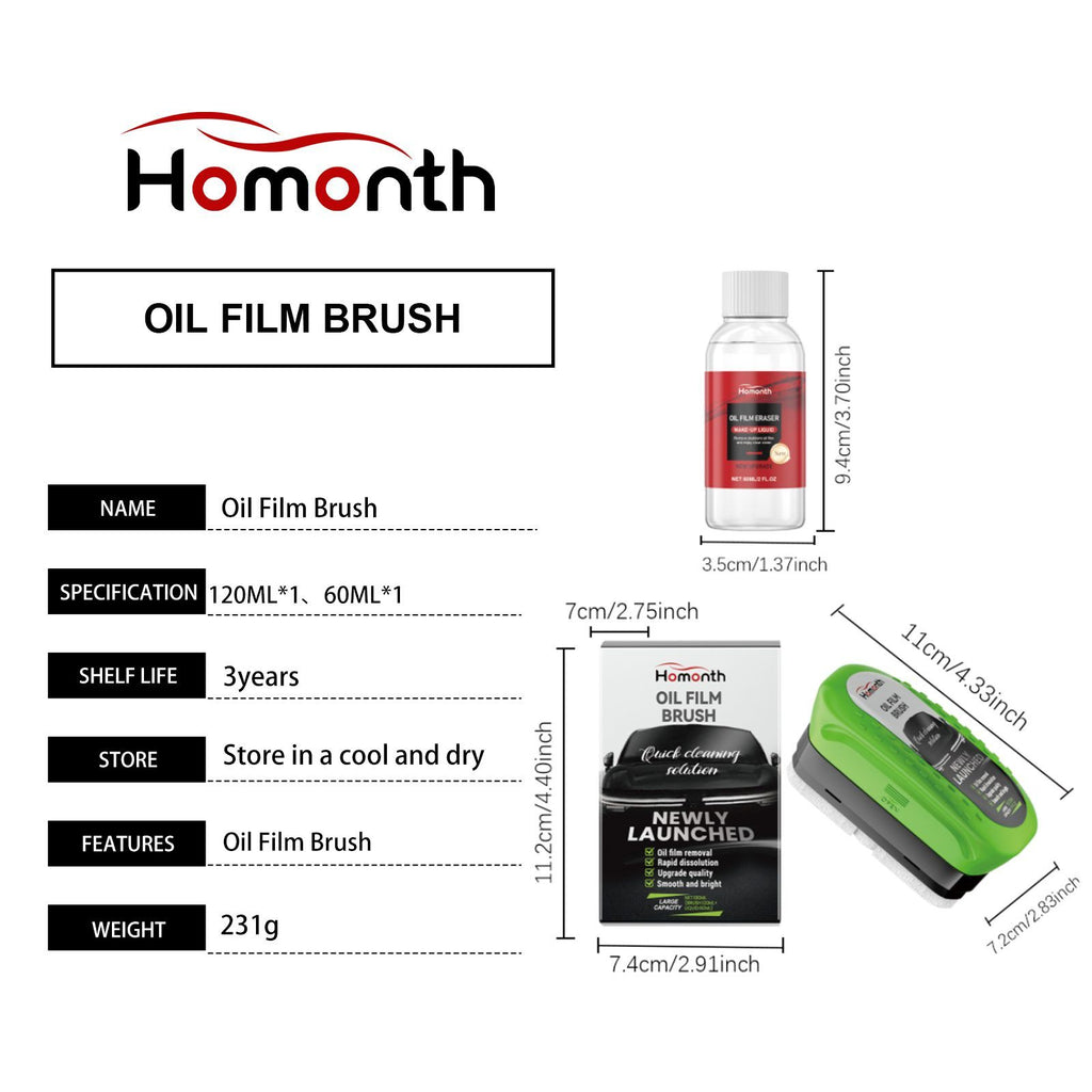HOMONTH Automotive Glass Film Cleaning Brush Kit 1 Kit - Image 3