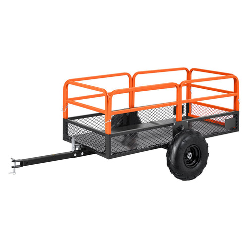 1600-lb heavy-duty steel dump trailer product view 1