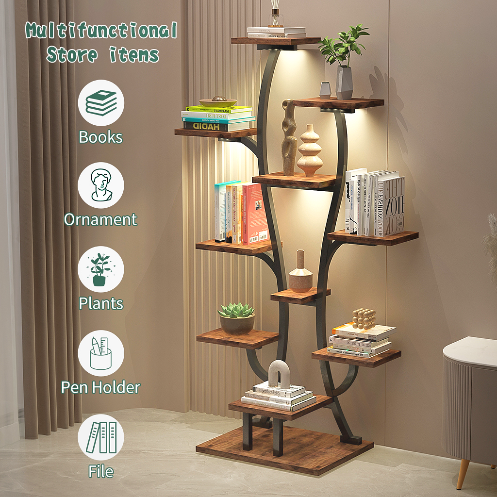 vase shape plant stand indoor dimensions and features