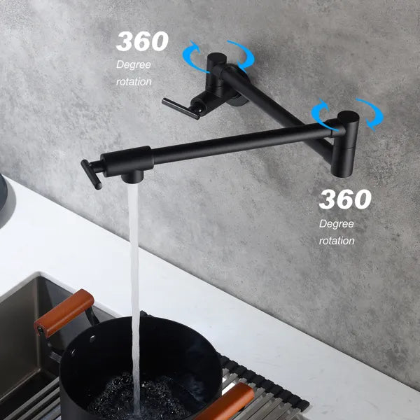 Folding faucet Pot Filler Faucet Wall Mount - Image 5