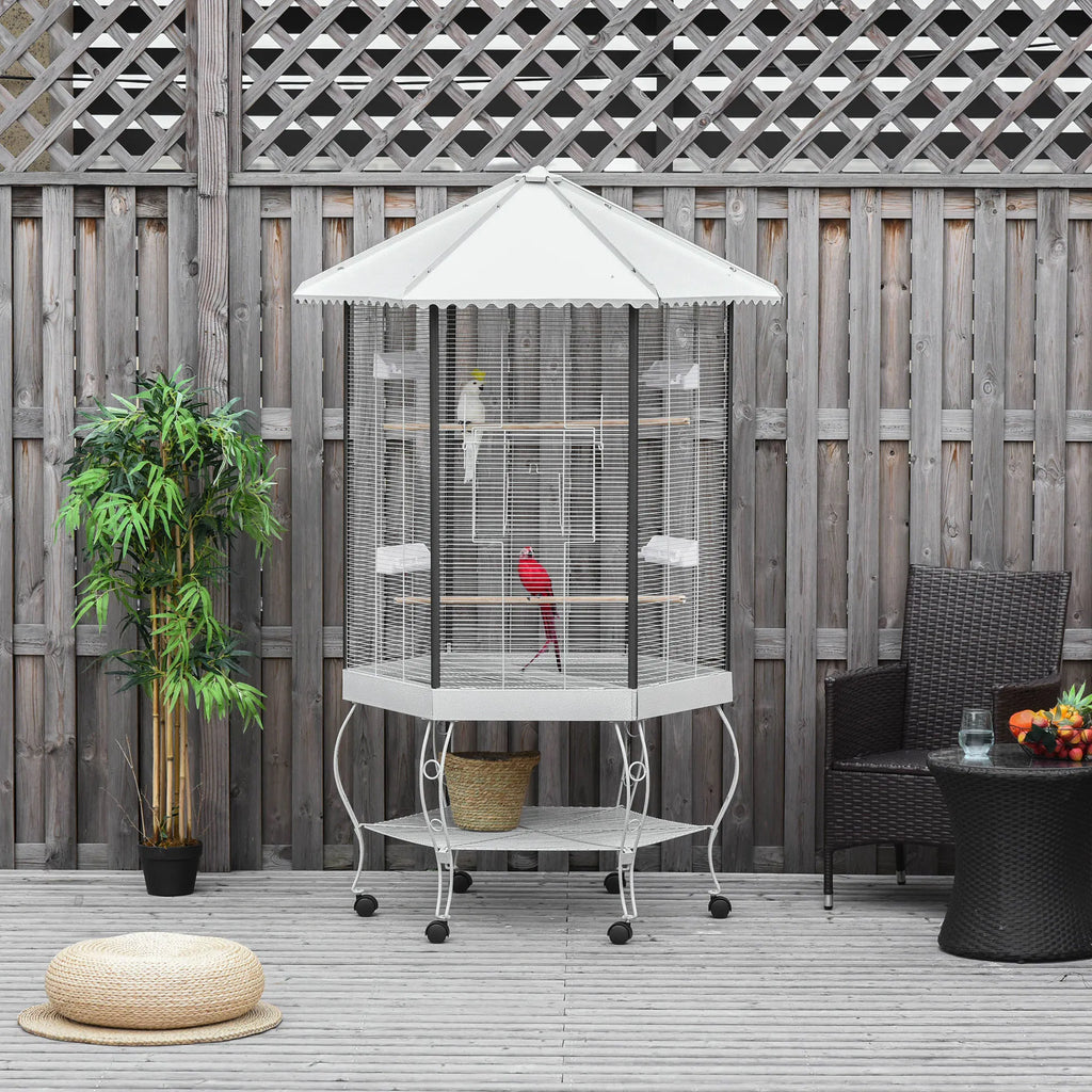 Bird Cage Starter Kit with Detachable Rolling Stand - Image 3