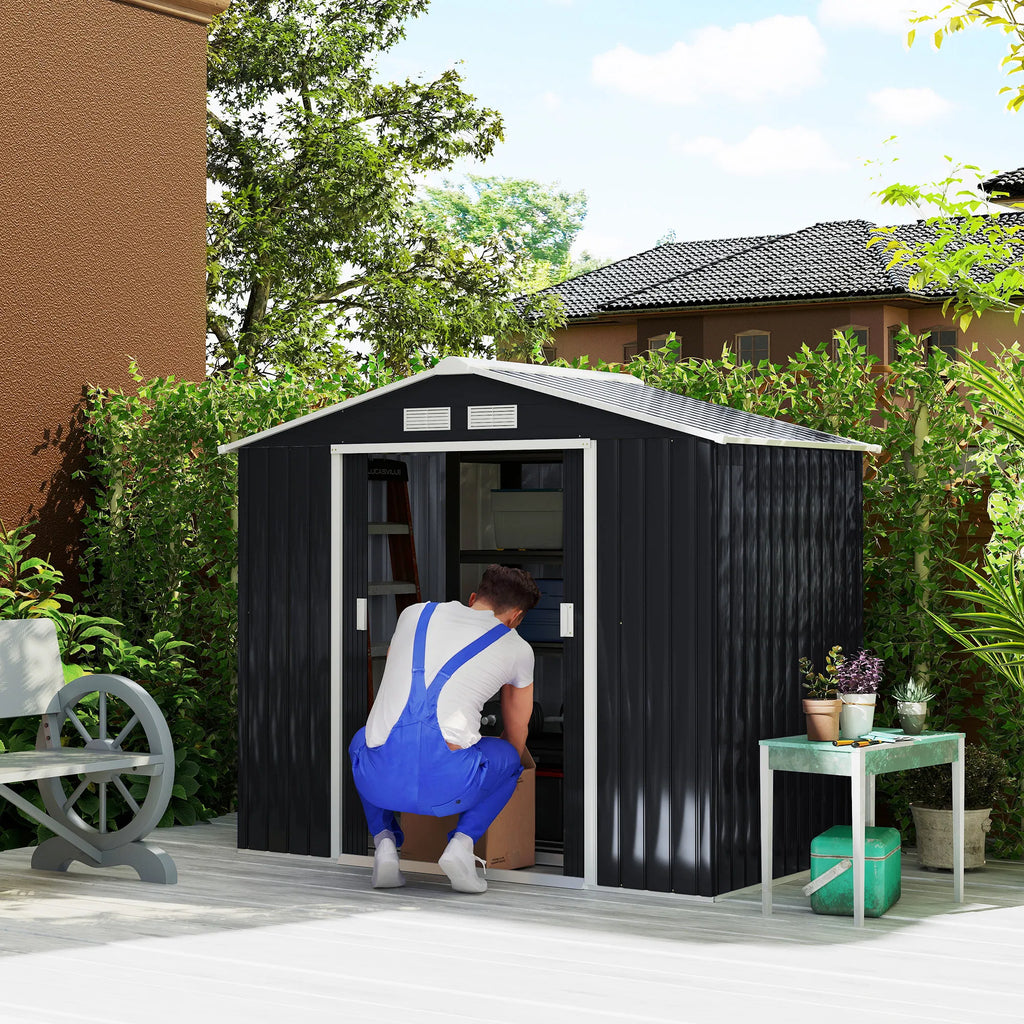 Outdoor Garden Storage Shed Tool House ( Amazon Shipping)(Prohibited by - Image 5