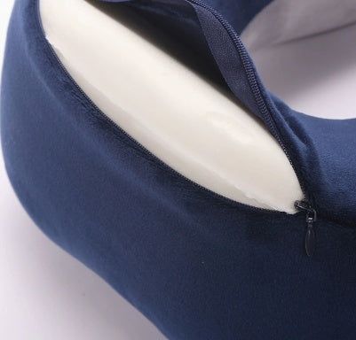 memory foam neck pillow removable packaging and components