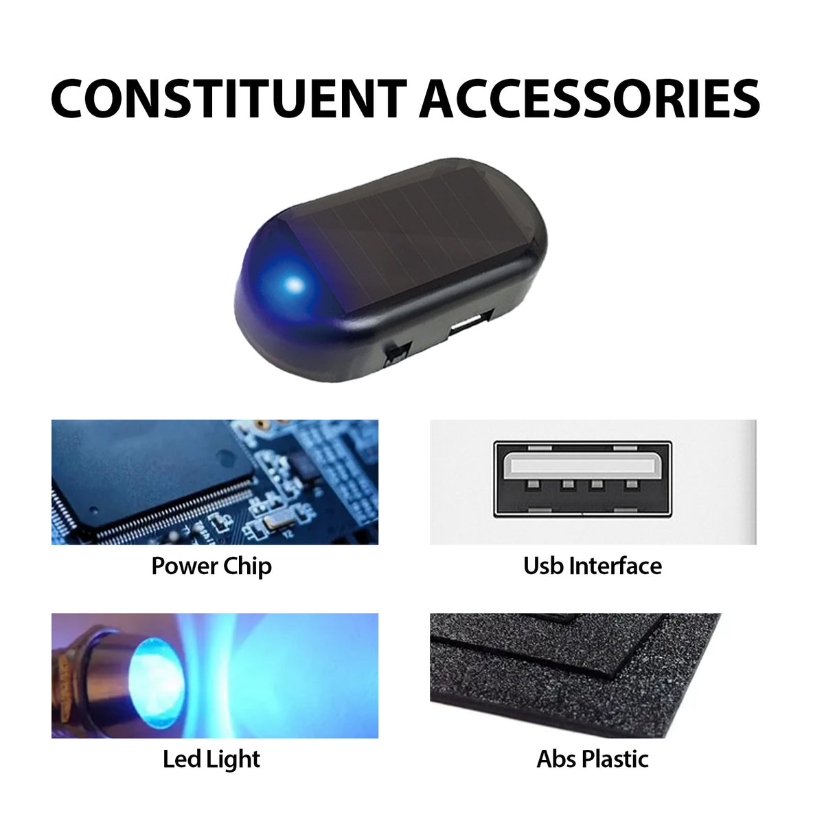 Car Security Warning Light LED No Wire Motion Sensing Alarm - Image 2