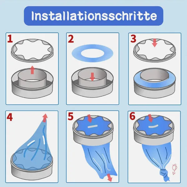 12PCS Blue Vacuum Compression Bag Set Fast Vacuum Compression Space Saving - Image 3