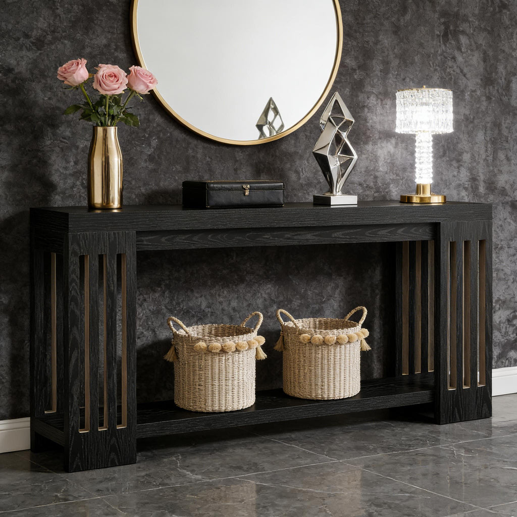 Two-Tier Entryway Sofa Table