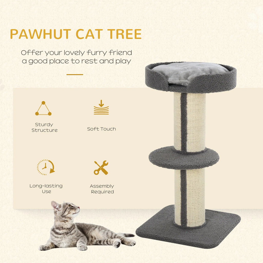 Cat Tree Kitty Tower with Sisal Mat Scratching Post Cat Bed Cushion Perch - Image 5