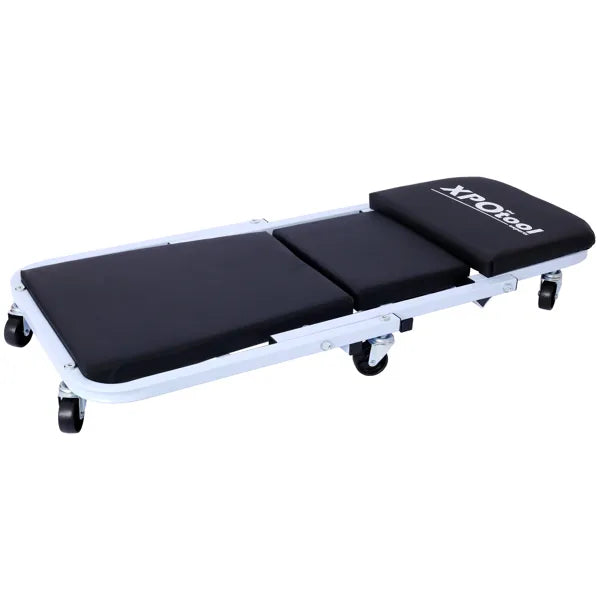 36 Inch 2 in 1 Foldable Mechanic Creeper and Rolling Stool Seat - Image 3