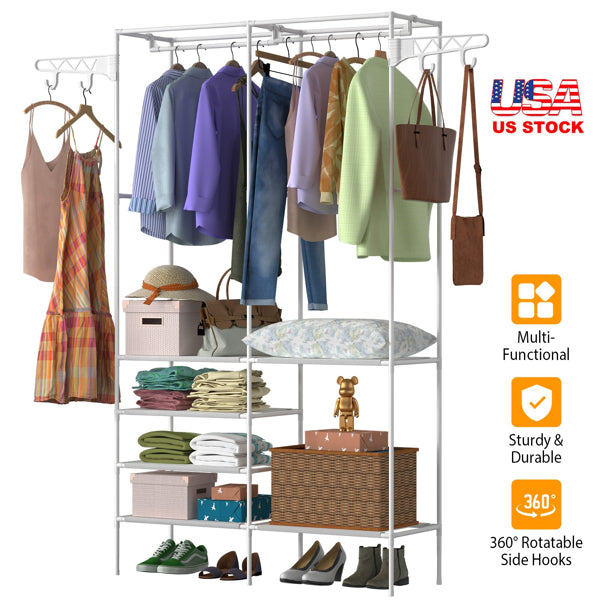 4-Layer Closet and Garment Organizer Rack