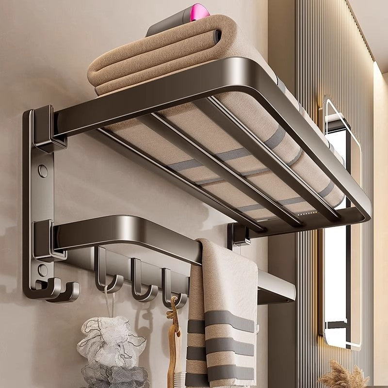 bathroom towel rack wall mounted main view